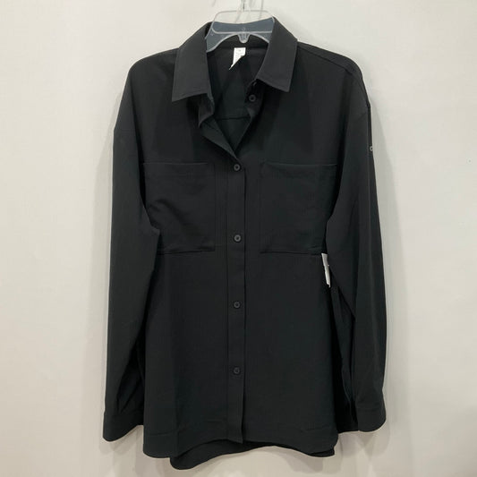 Top Long Sleeve By Alo In Black, Size: M