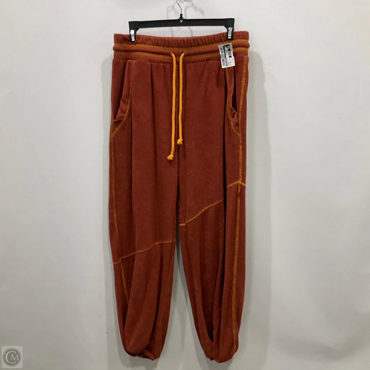 Pants Lounge By Free People In Orange, Size: M