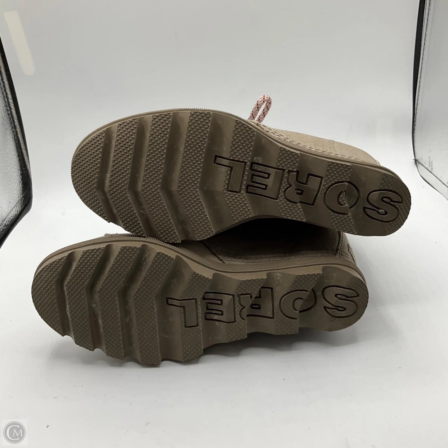 Boots Ankle Heels By Sorel In Taupe, Size: 7