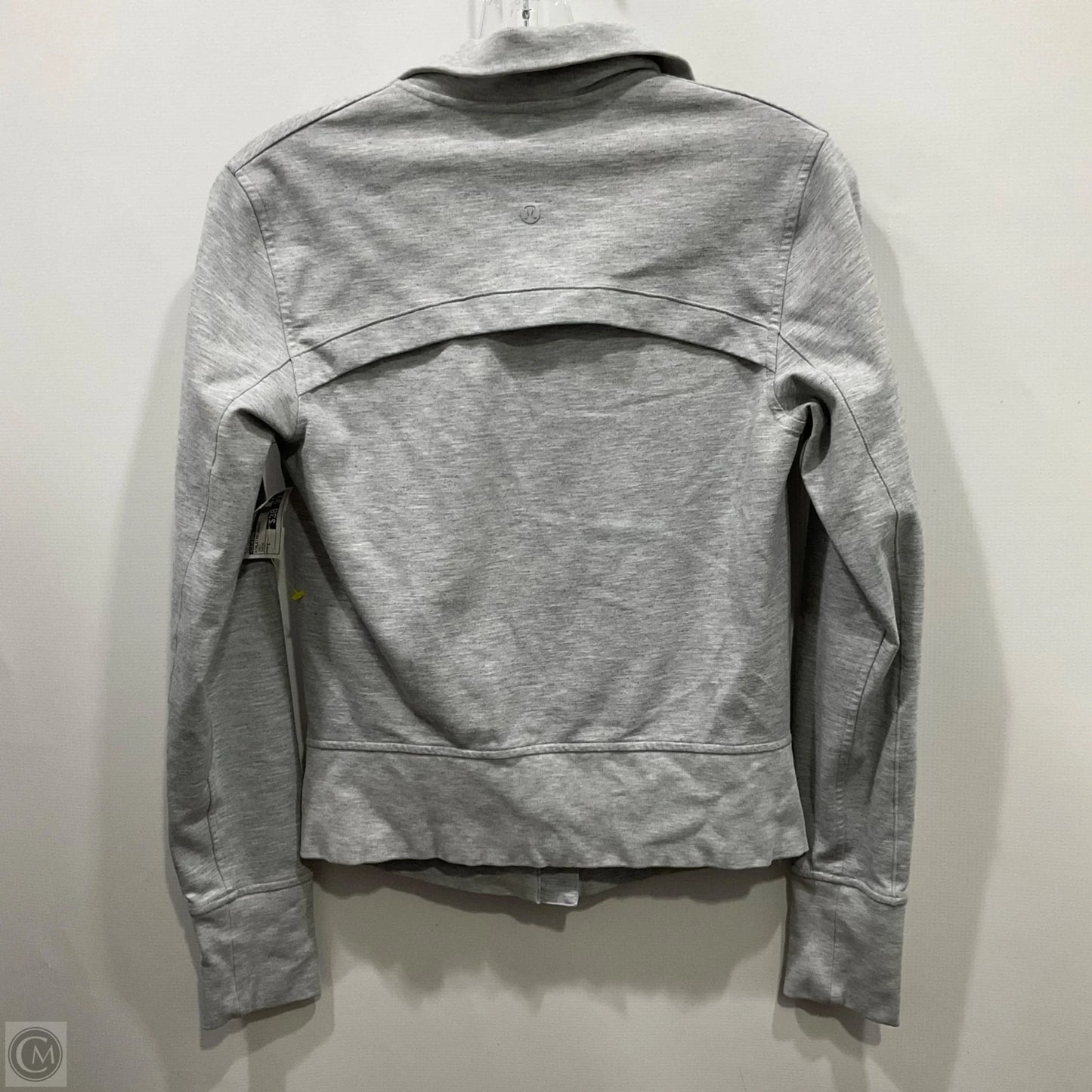 Athletic Jacket By Lululemon In Grey, Size: 6