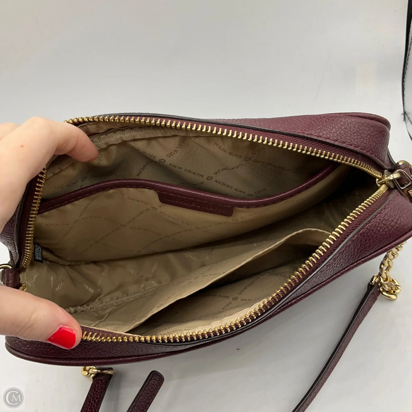 Crossbody Designer By Michael Kors, Size: Medium