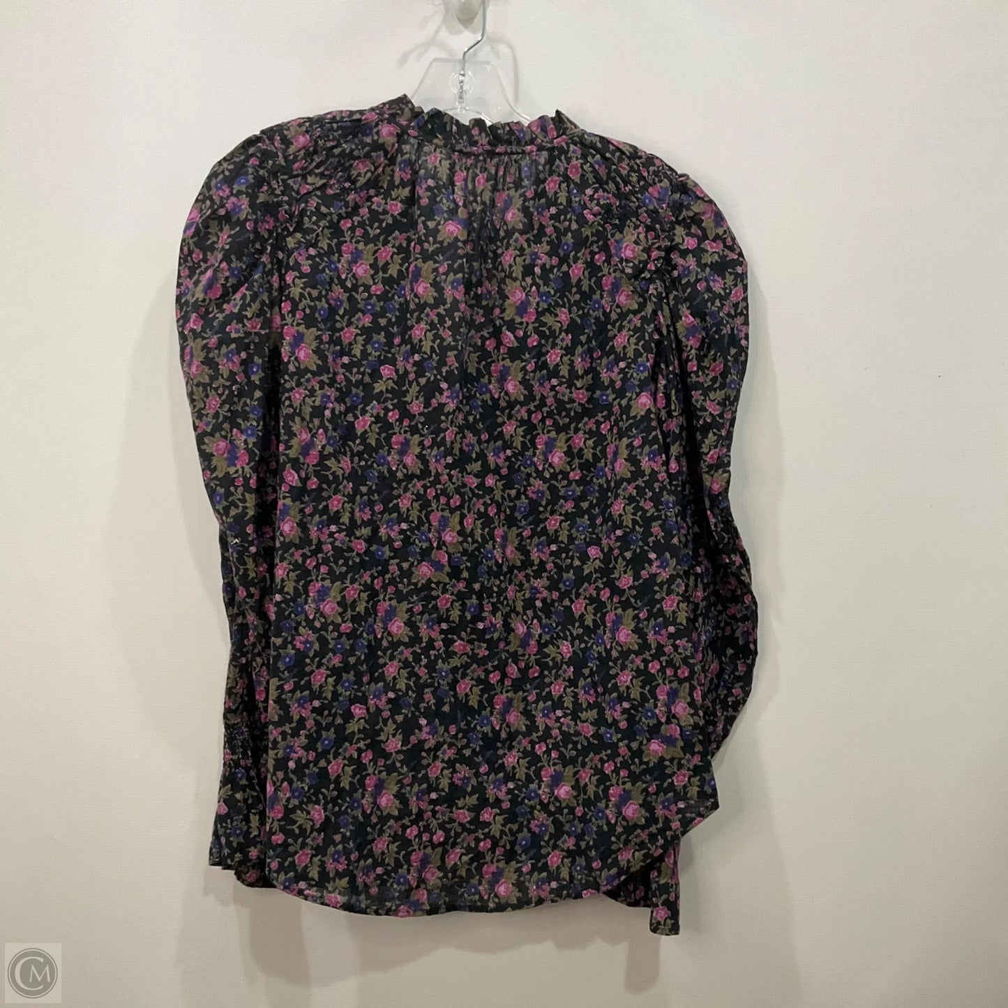 Top Long Sleeve By Free People In Floral Print, Size: M