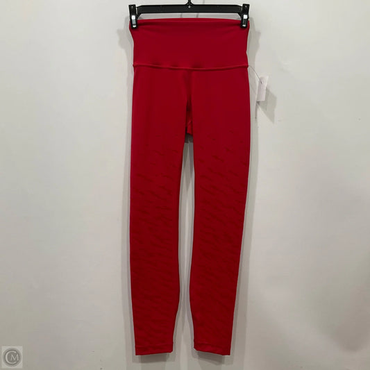 Athletic Leggings By Lululemon In Red, Size: 2