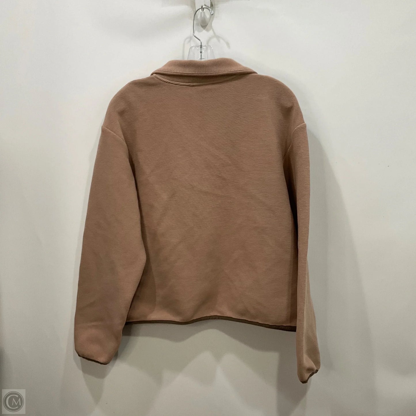 Athletic Jacket By Varley In Tan, Size: M