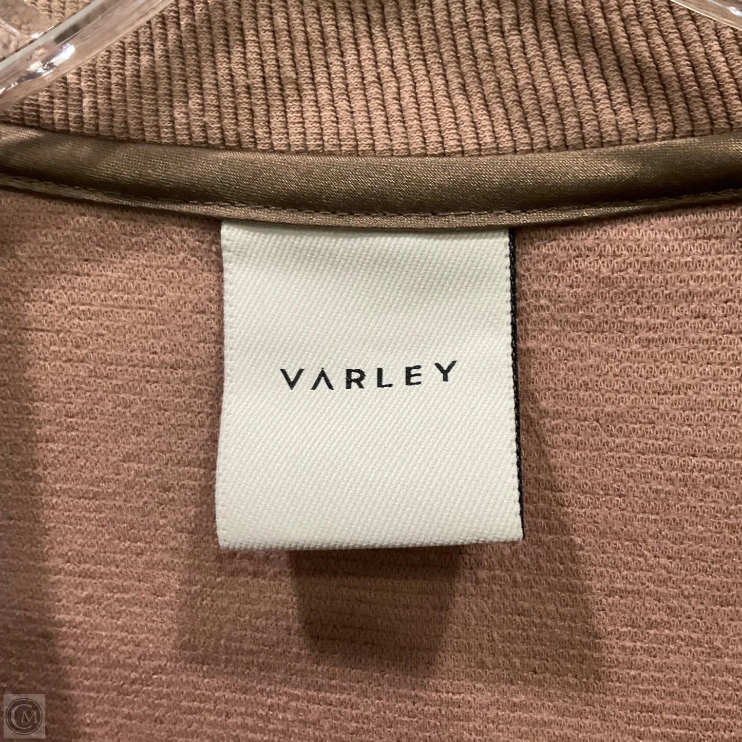 Athletic Jacket By Varley In Tan, Size: M