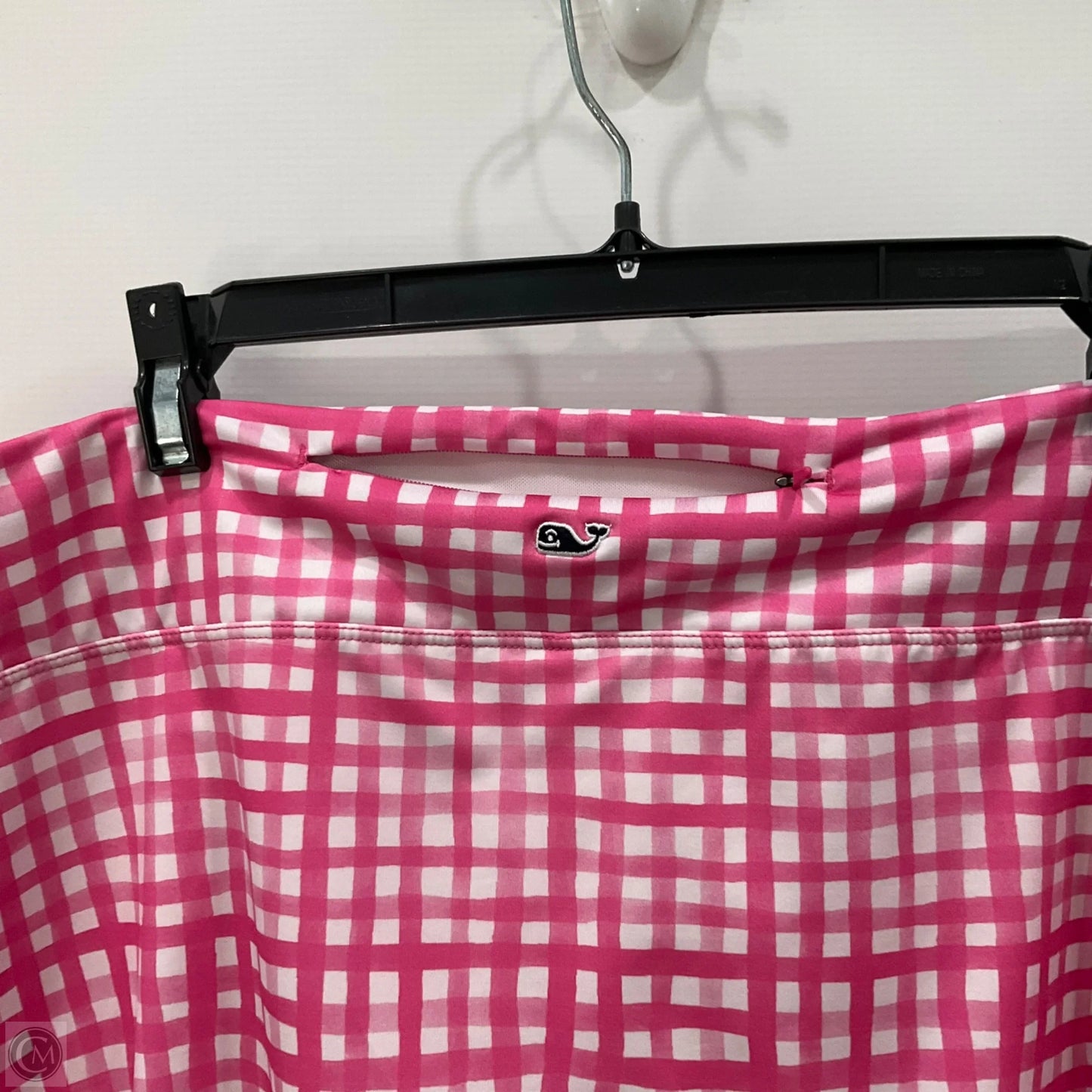 Athletic Skirt By Vineyard Vines In Pink & White, Size: Xl