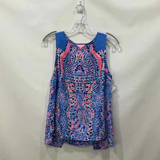 Blue Top Sleeveless Lilly Pulitzer, Size S