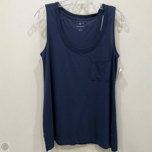 Top Sleeveless Basic By Lou And Grey In Navy, Size: S