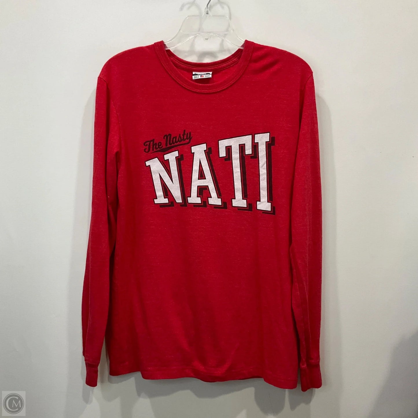Top Long Sleeve Basic By Where I’m From In Red, Size: S