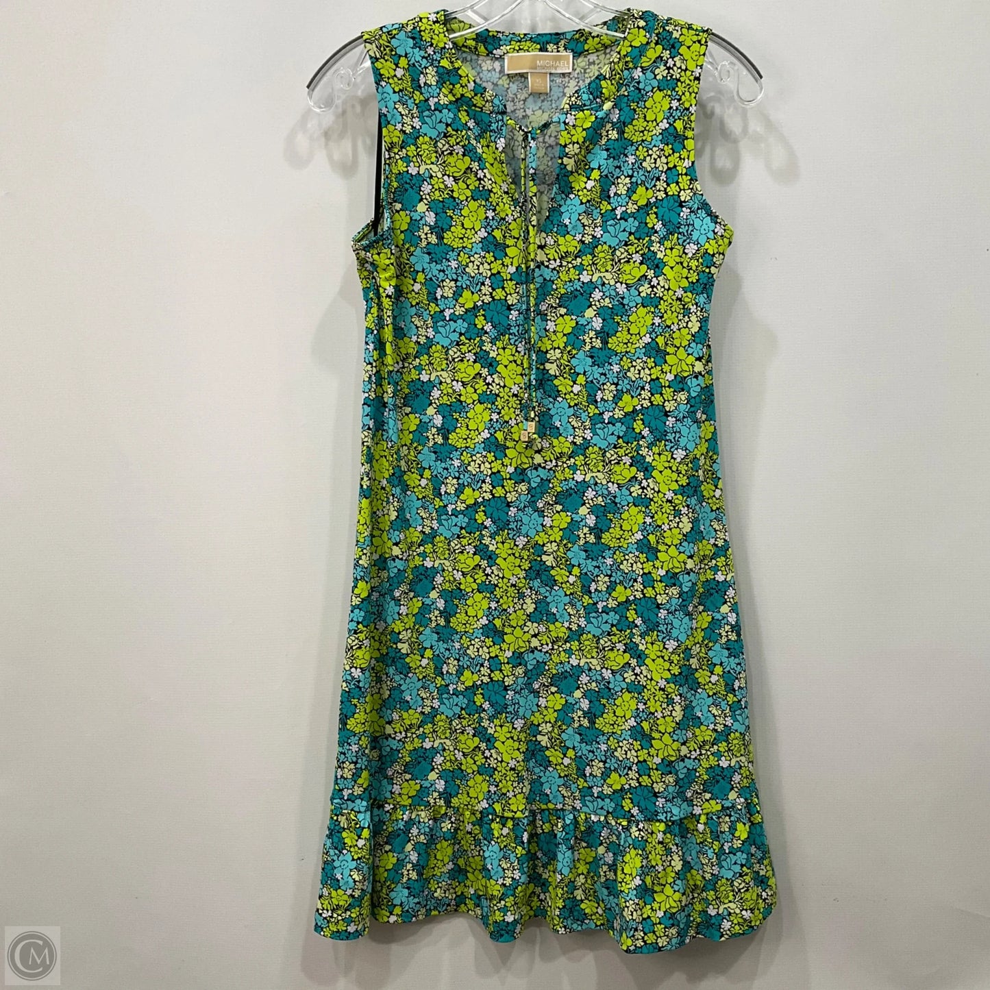 Dress Casual Short By Michael By Michael Kors In Blue & Green, Size: Xs
