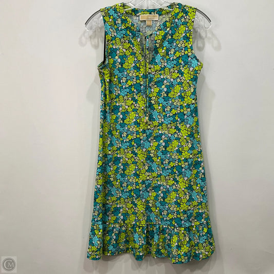 Dress Casual Short By Michael By Michael Kors In Blue & Green, Size: Xs