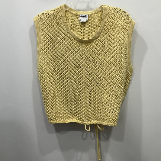 Vest Sweater By Arula In Yellow, Size: 1x