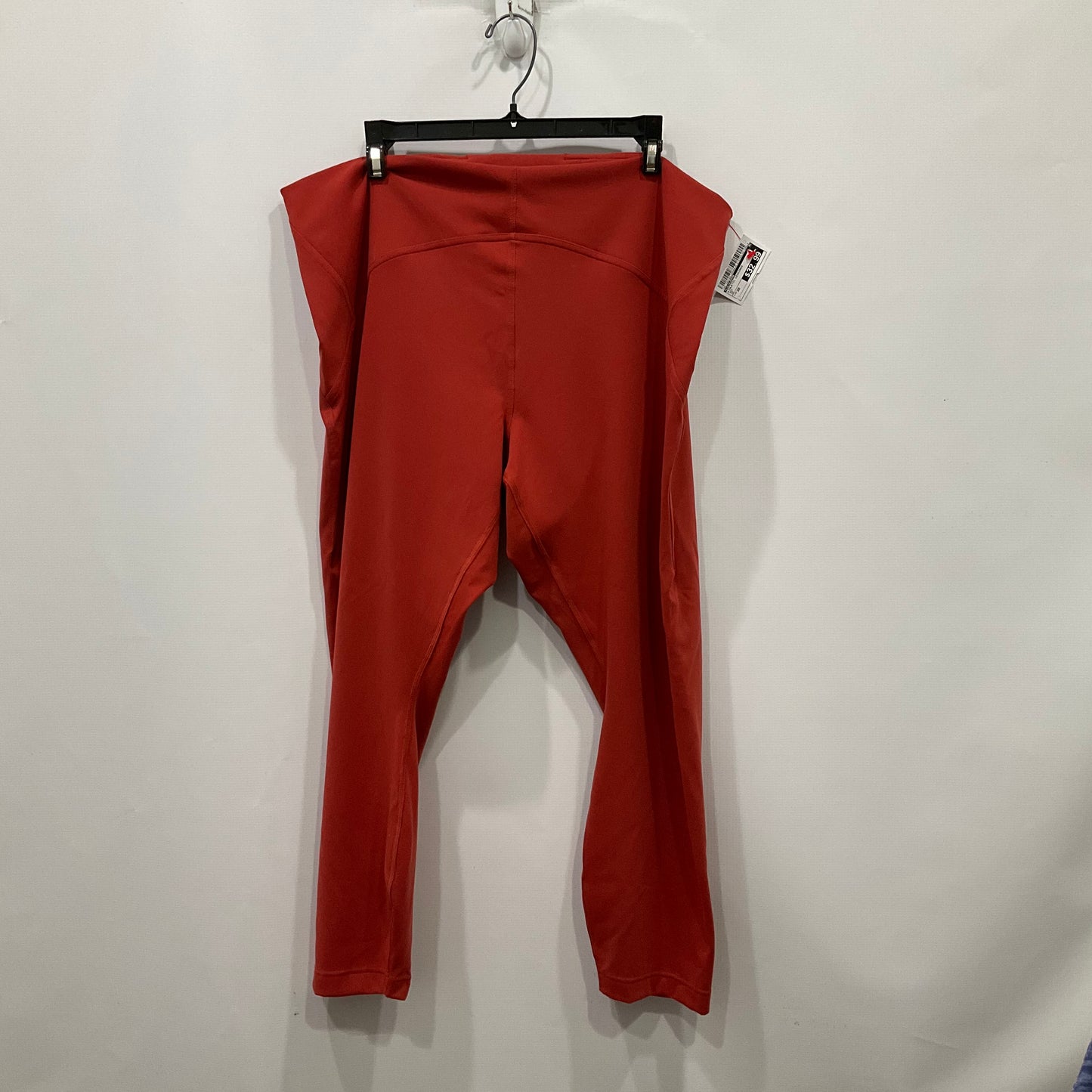 Athletic Leggings By Lululemon In Red, Size: 20