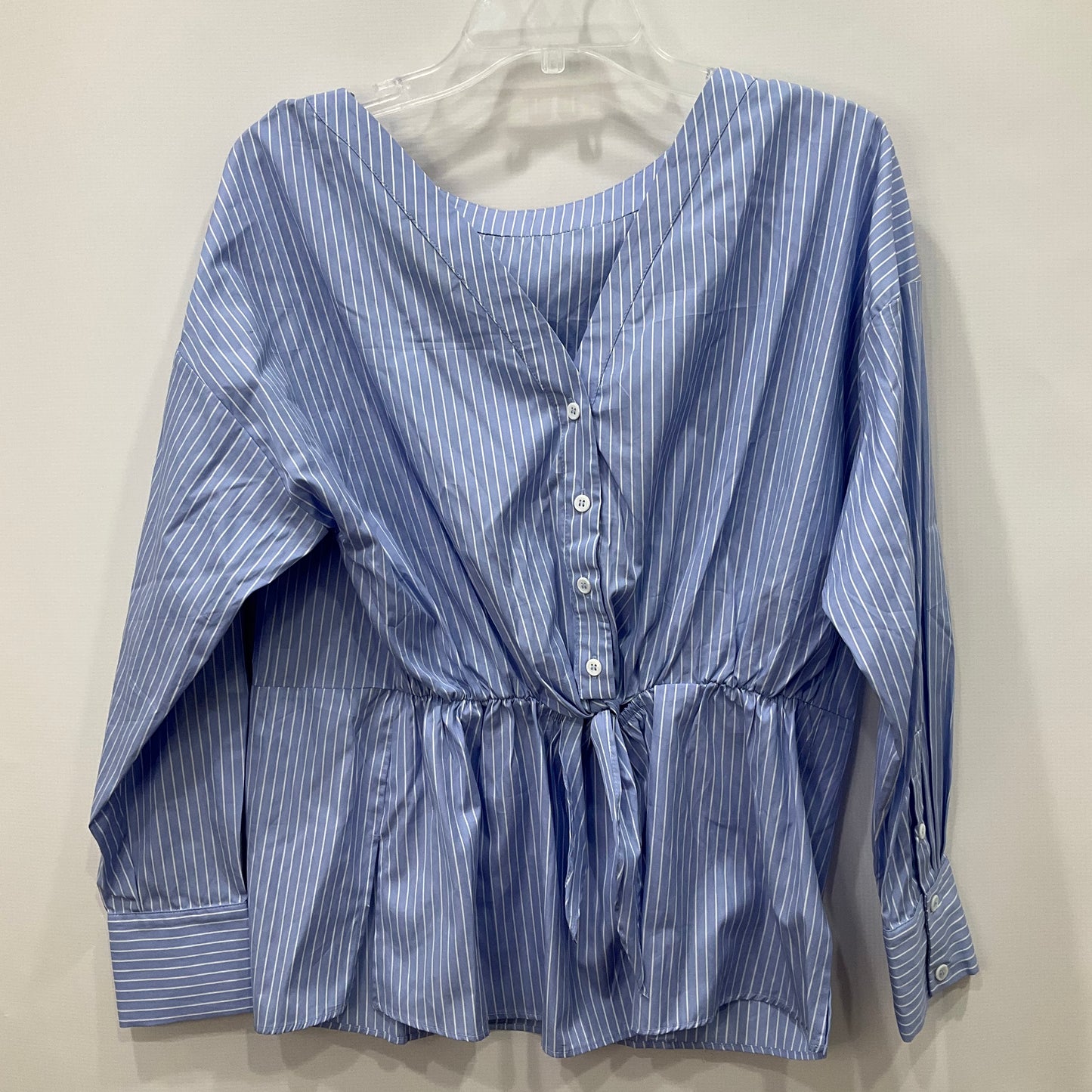 Top Long Sleeve By Anthropologie In Blue, Size: S