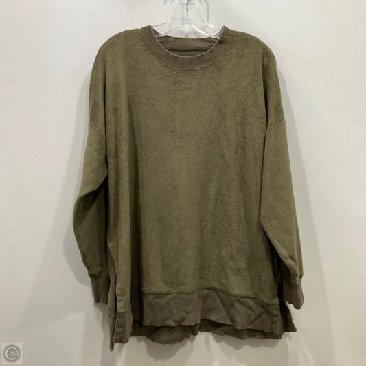 Sweatshirt Crewneck By Aerie In Green, Size: L