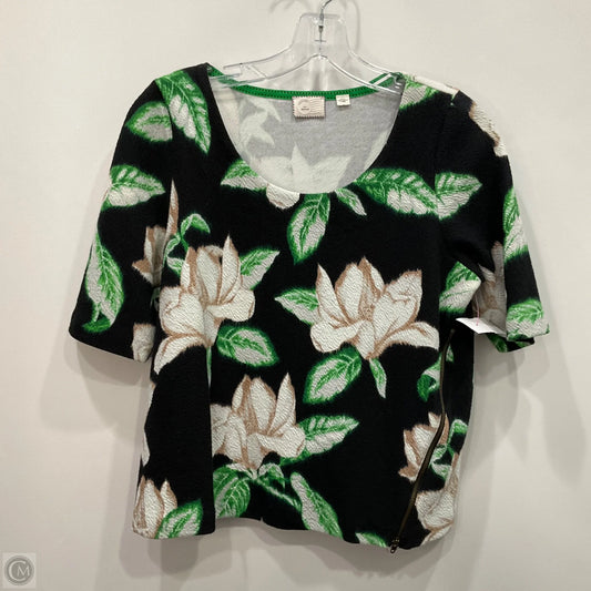 Top Short Sleeve By Postmark In Floral Print, Size: M