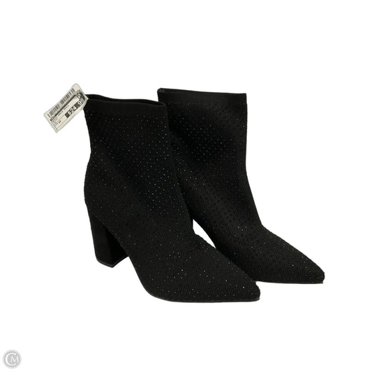 Boots Ankle Heels By Mia In Black, Size: 10