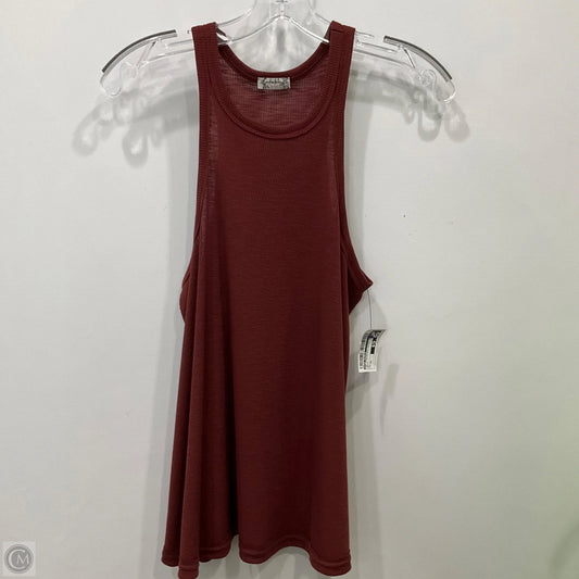 Top Sleeveless Basic By Free People In Brown, Size: Xs