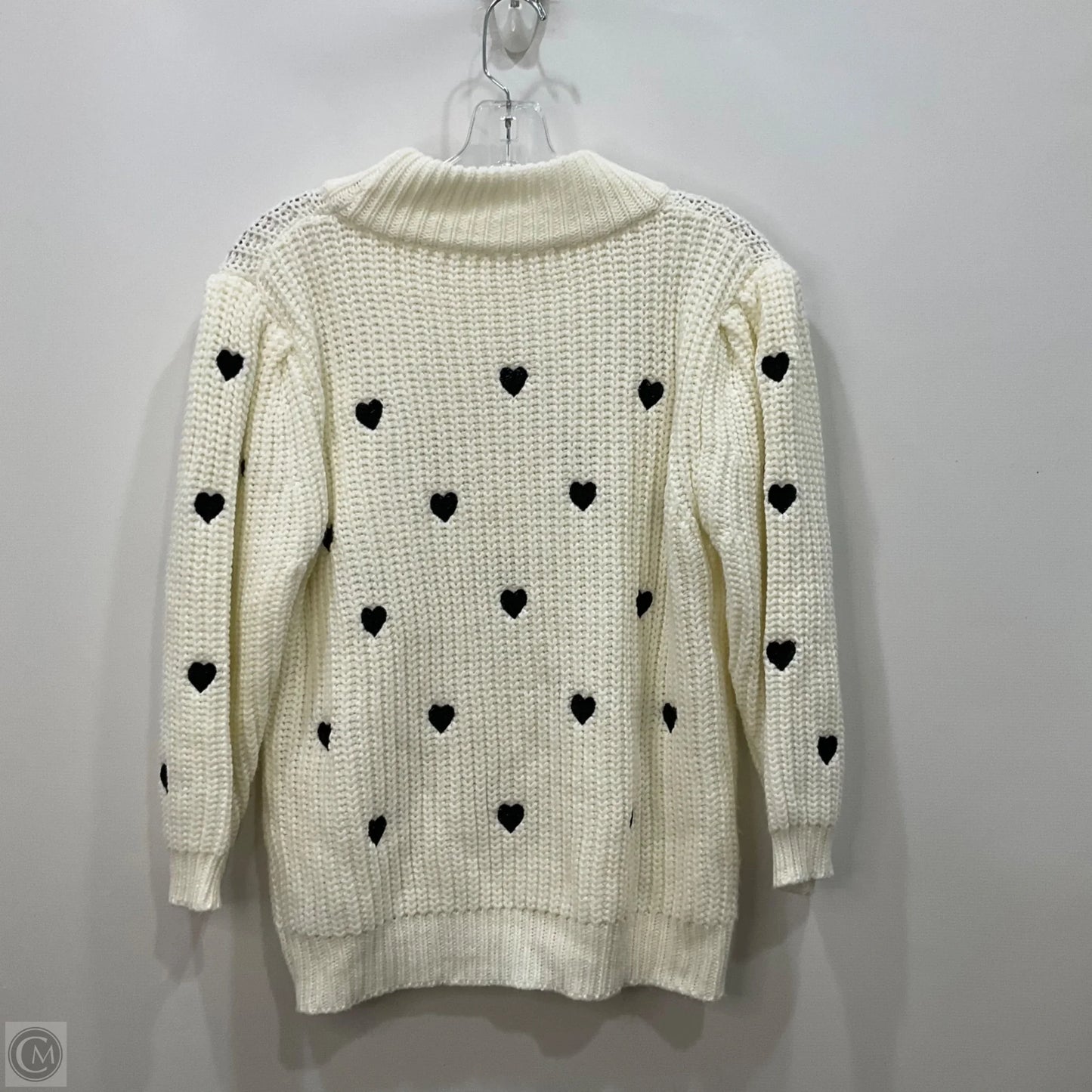 Sweater By Anthropologie In White, Size: L