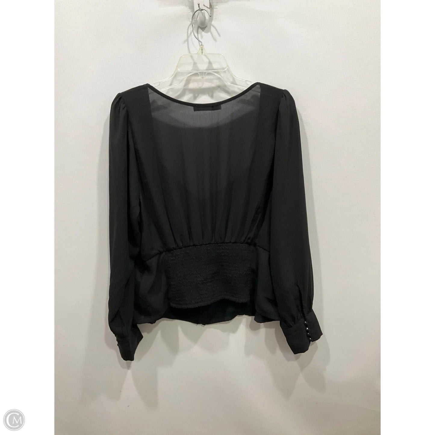 Top Long Sleeve By Abercrombie And Fitch In Black, Size: Xl