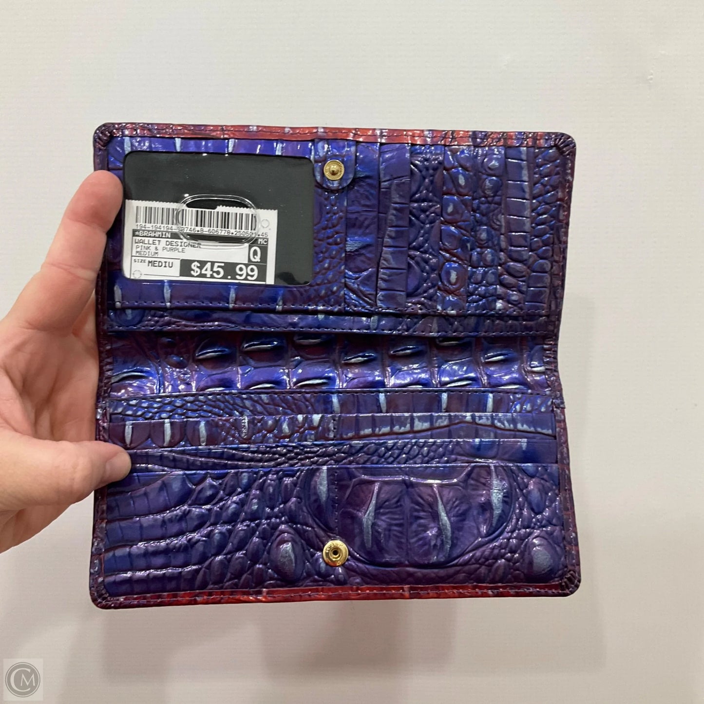 Wallet Designer By Brahmin, Size: Medium