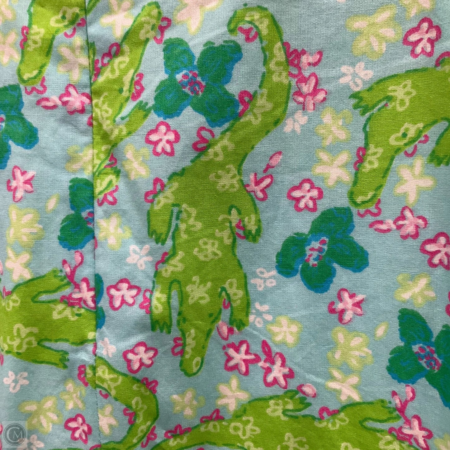 Dress Designer By Lilly Pulitzer In Blue & Green, Size: 4