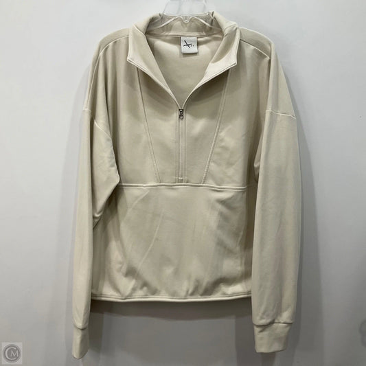 Athletic Jacket By Varley In Cream, Size: Xl