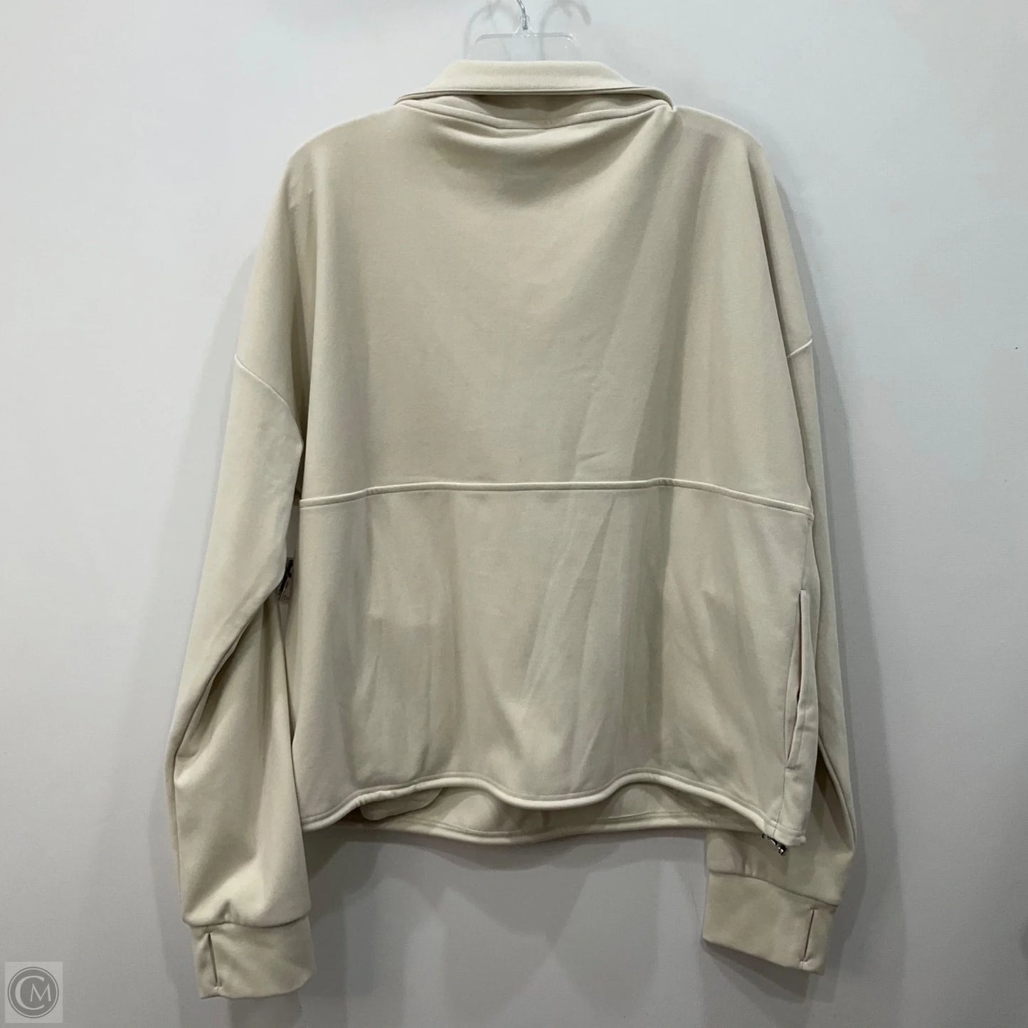 Athletic Jacket By Varley In Cream, Size: Xl