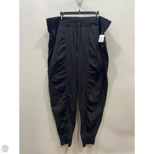 Athletic Pants By Lululemon In Black, Size: 18