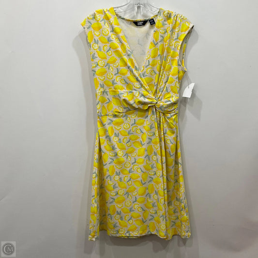 Dress Casual Short By Lands End In Yellow, Size: S