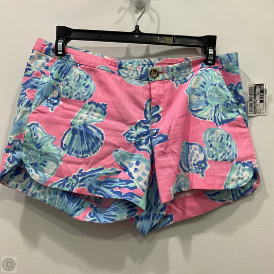 Shorts Designer By Lilly Pulitzer In Blue & Pink, Size: 0