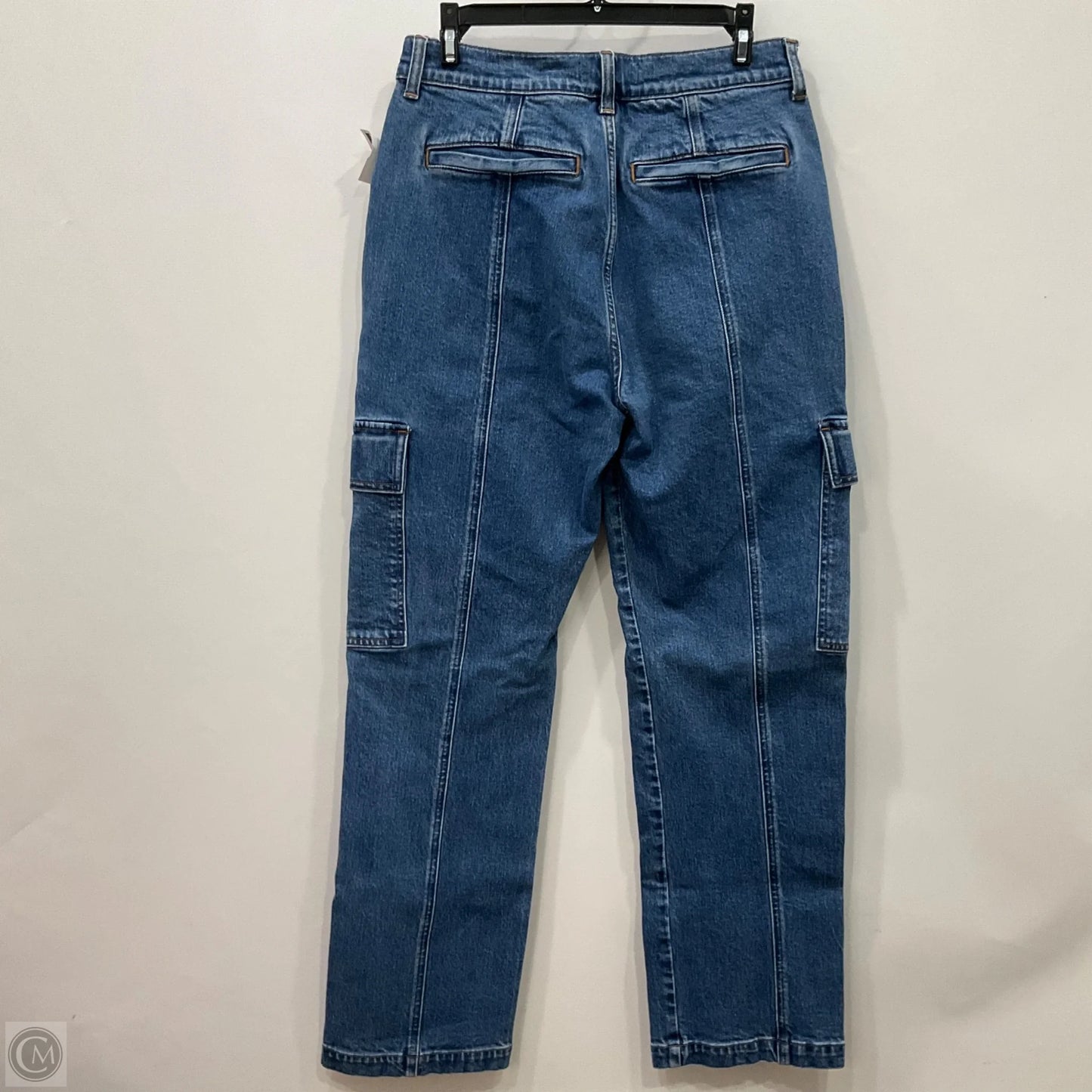 Jeans Straight By Madewell In Blue Denim, Size: 8
