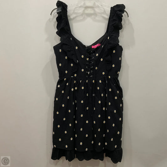 Dress Casual Short By Betsey Johnson In Black, Size: 8