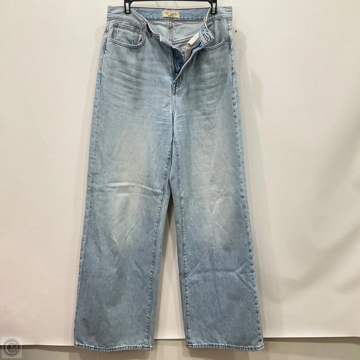 Jeans Wide Leg By Madewell In Blue Denim, Size: 8