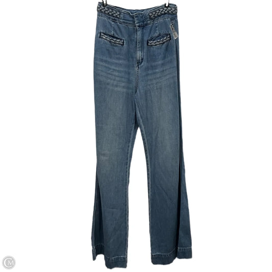 Jeans Wide Leg By We The Free In Blue Denim, Size: 4