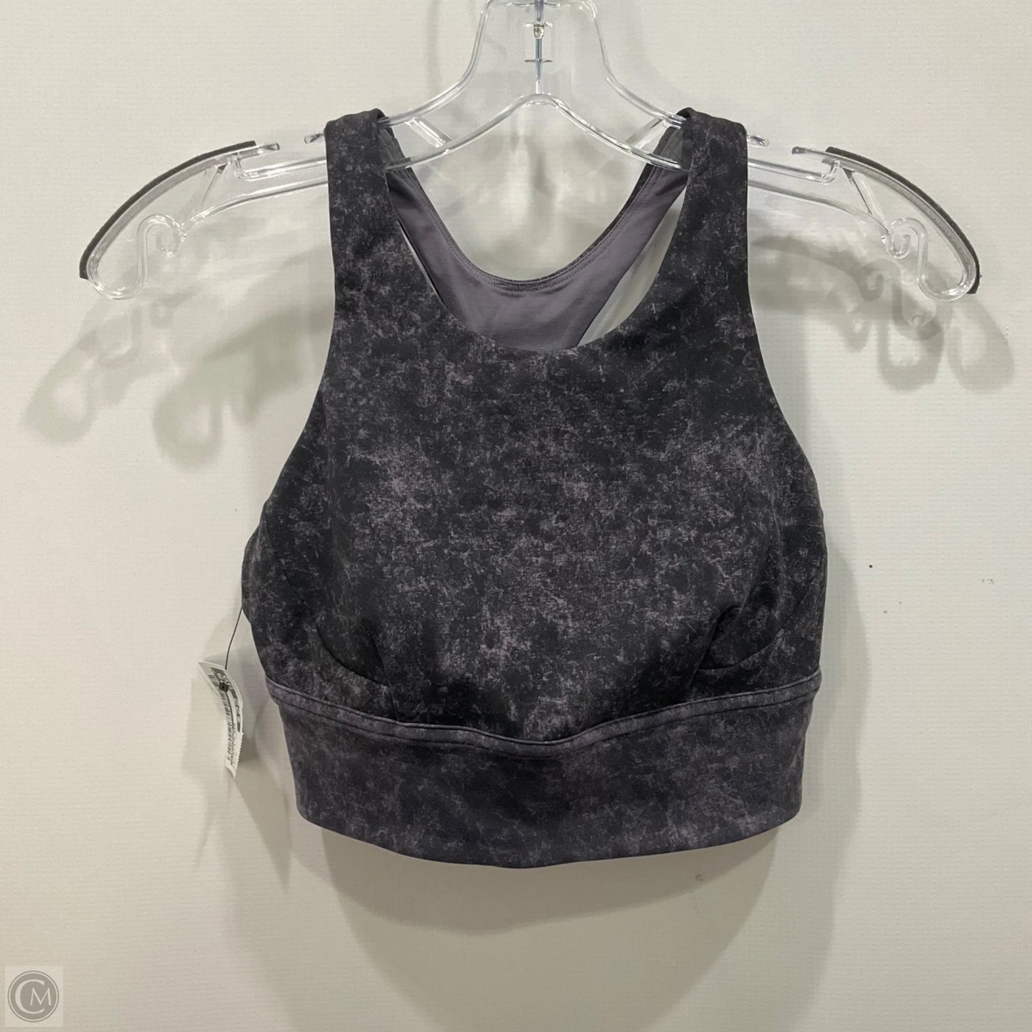 Athletic Bra By Lululemon In Black & Purple, Size: 6