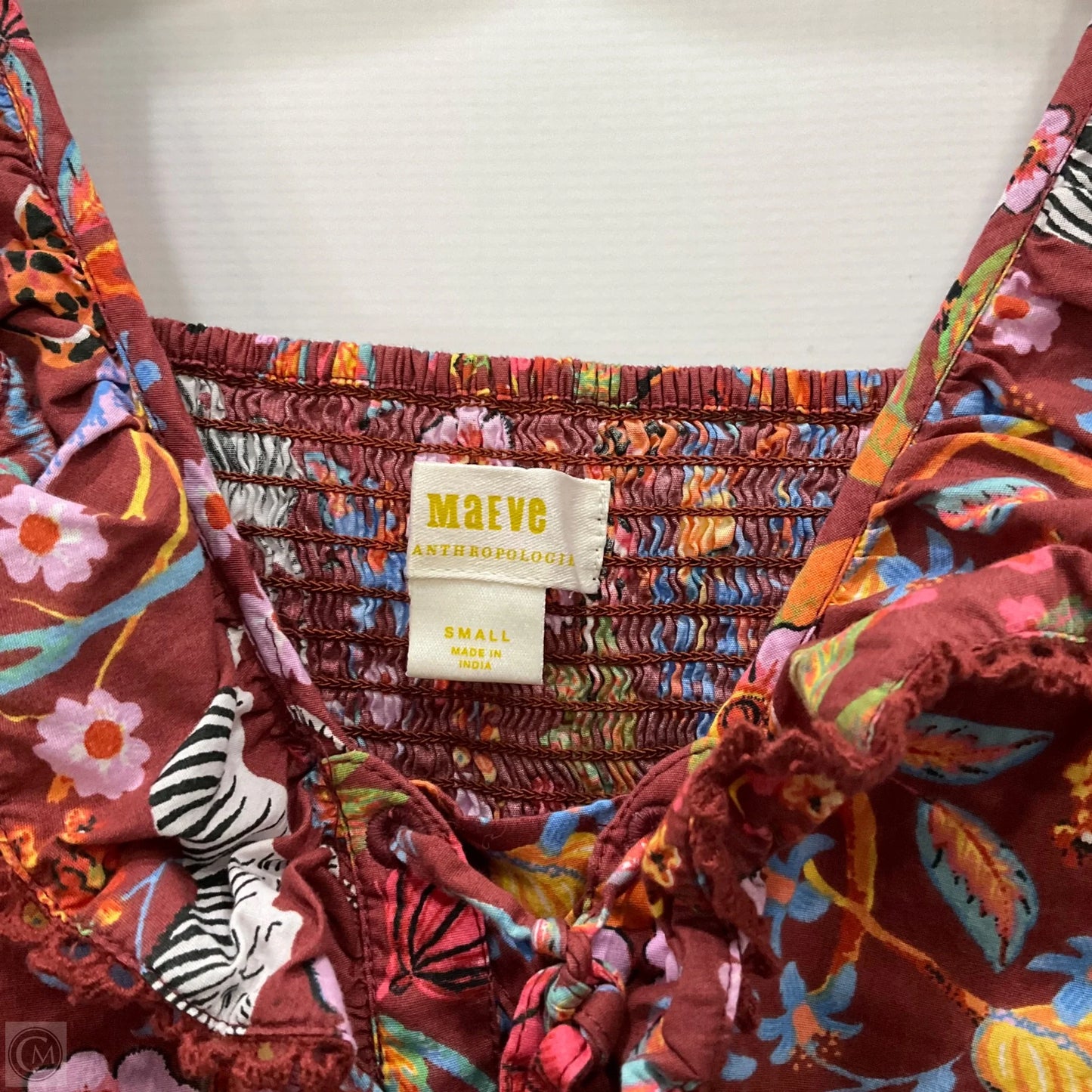Top Short Sleeve By Maeve In Floral Print, Size: S