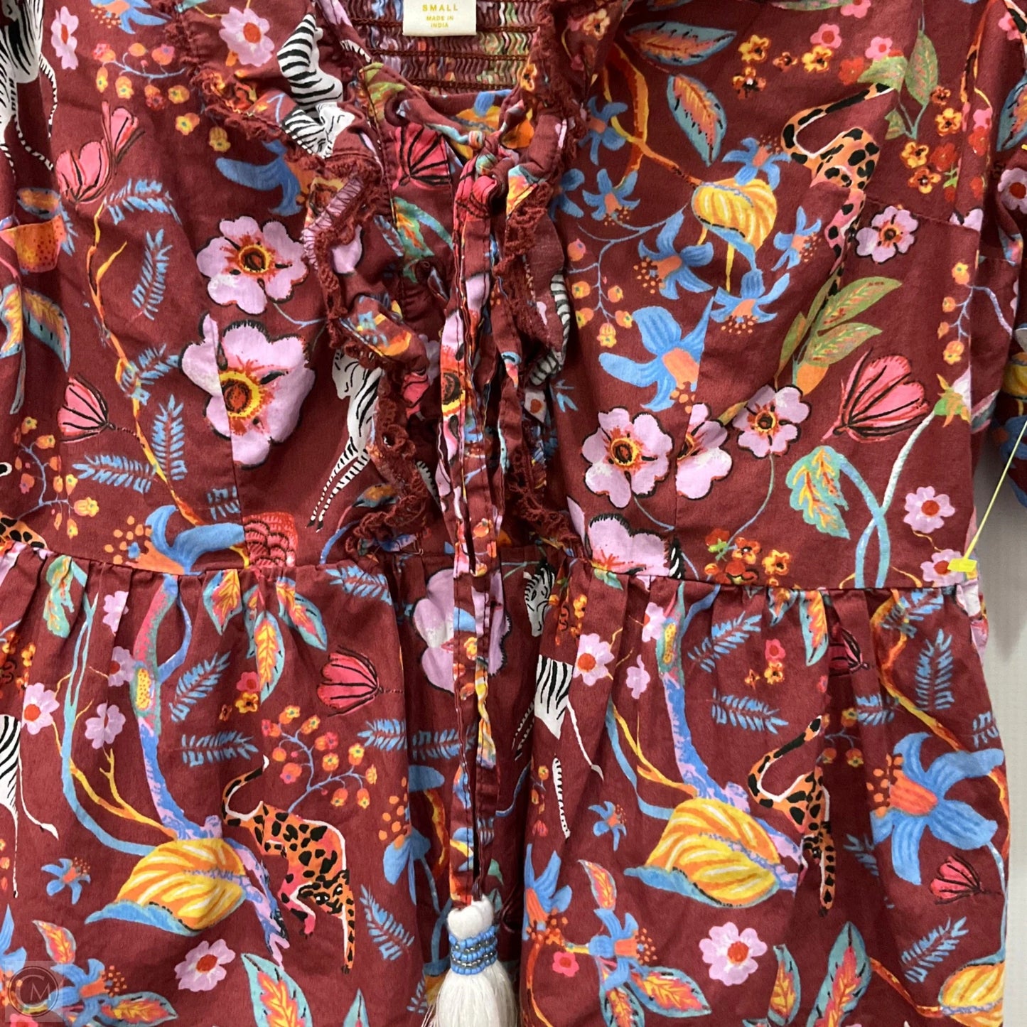 Top Short Sleeve By Maeve In Floral Print, Size: S