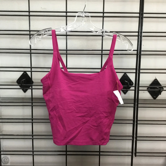 Athletic Tank Top By Lululemon In Pink, Size: 8