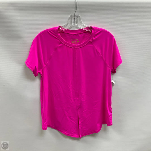Top Short Sleeve Designer By Lilly Pulitzer In Pink, Size: S