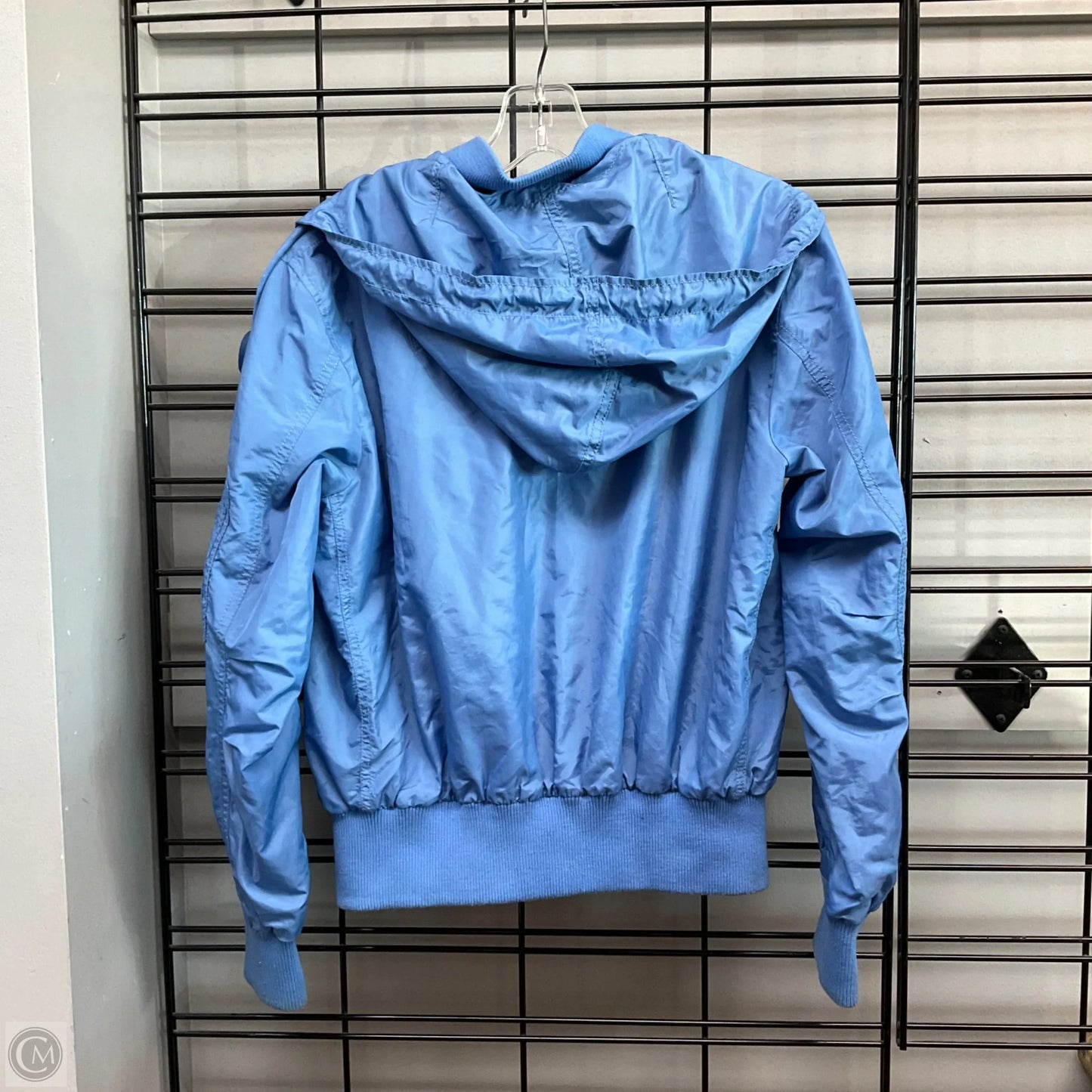 Jacket Designer By Coach In Blue, Size: S