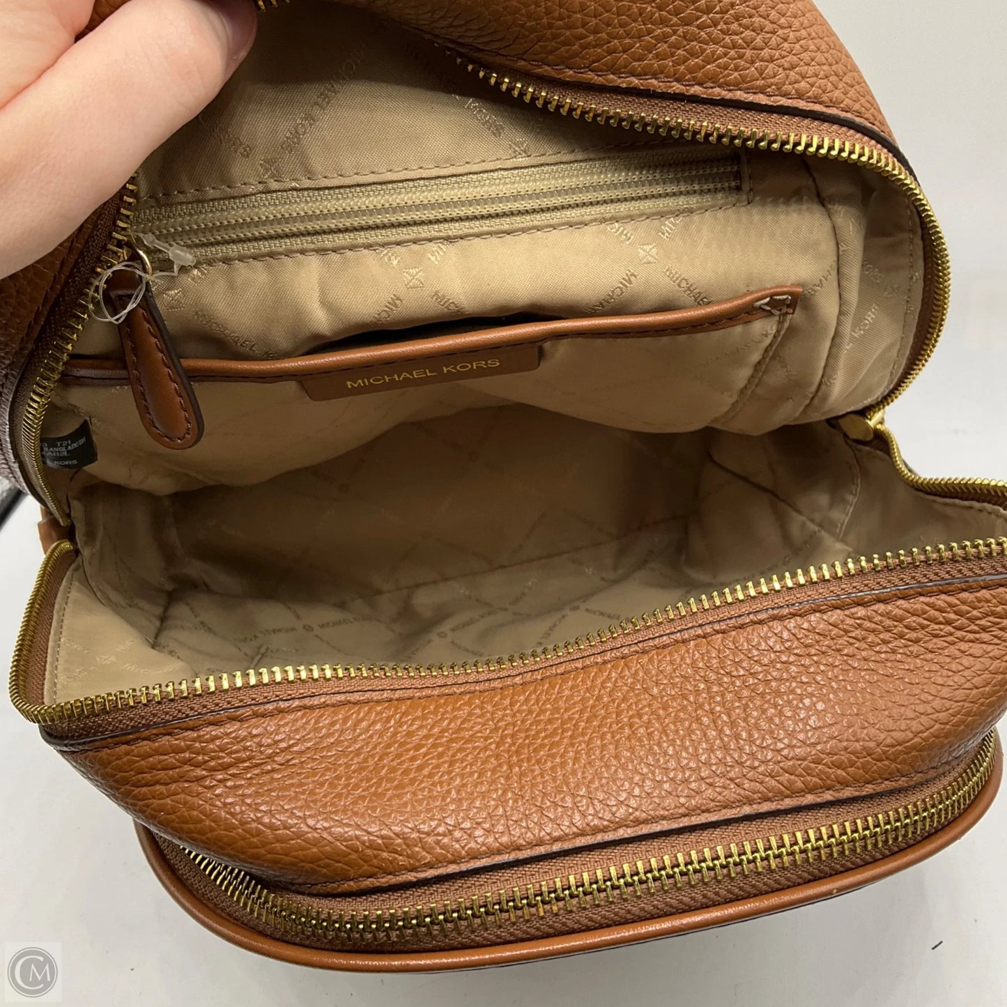 Backpack Designer By Michael Kors, Size: Medium