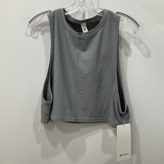 Athletic Tank Top By Lululemon In Grey, Size: 8