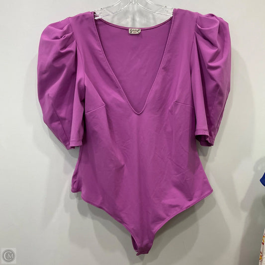 Bodysuit By Free People In Purple, Size: Xl