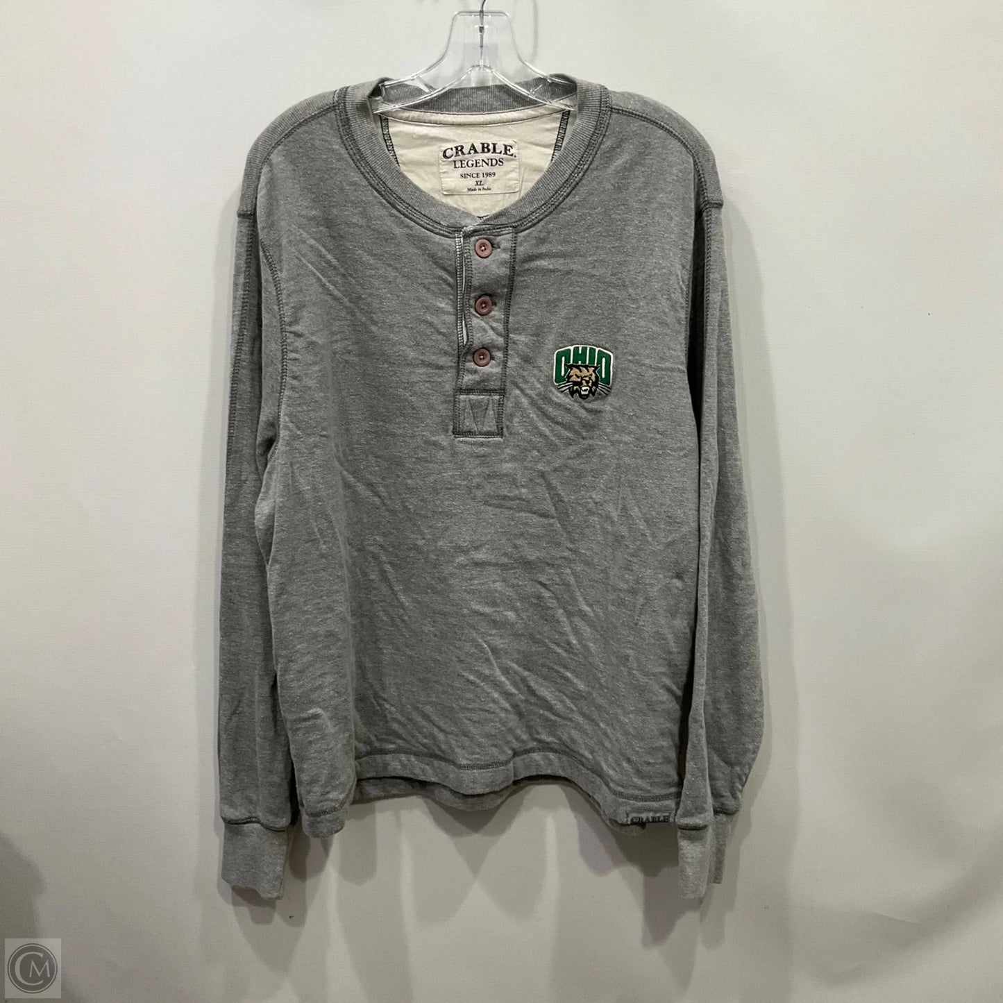 Sweatshirt Crewneck By Cme In Grey, Size: Xl