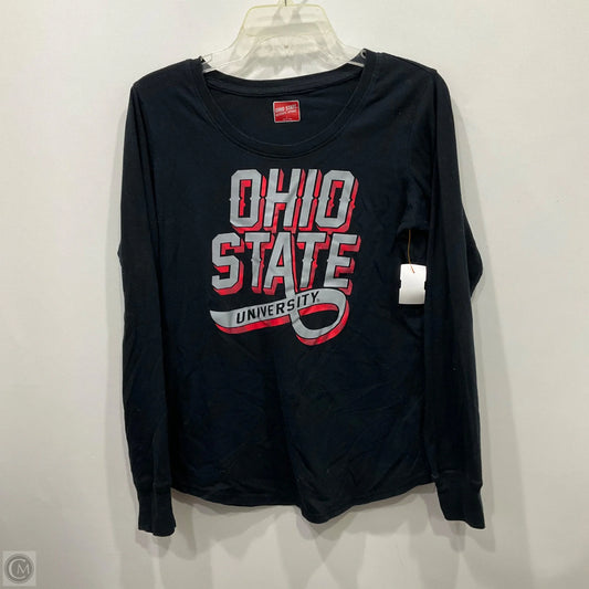 Top Long Sleeve By Cmf In Black, Size: L