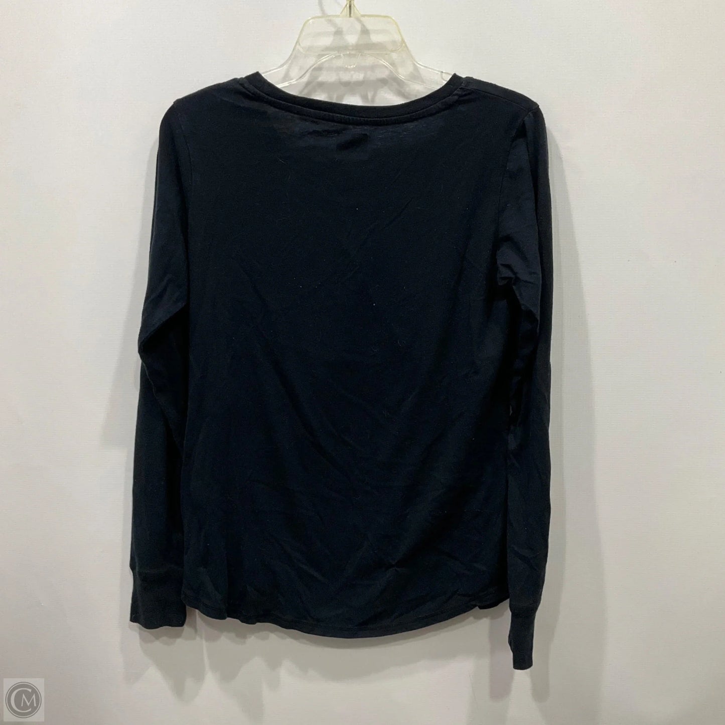 Top Long Sleeve By Cmf In Black, Size: L
