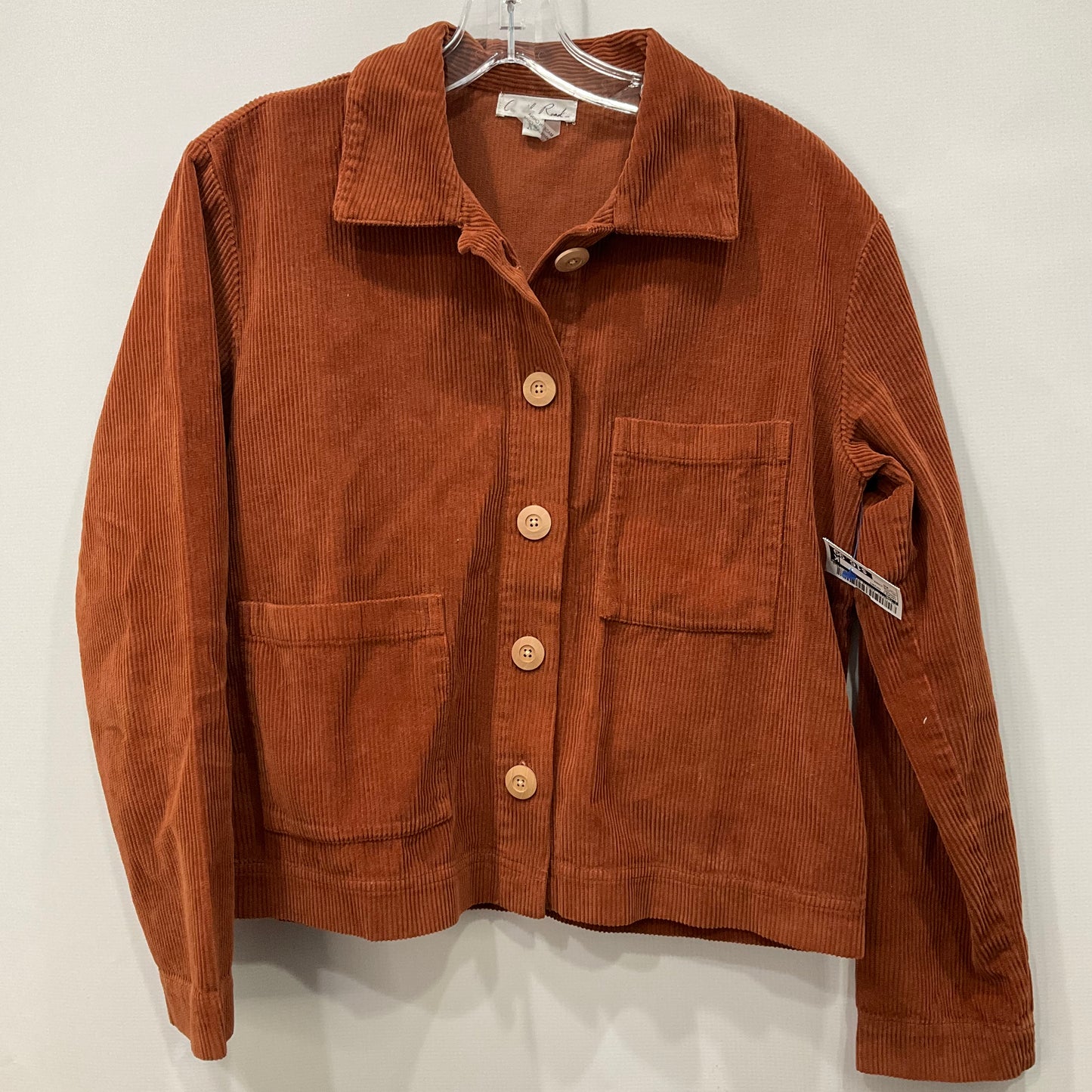 Jacket Shirt By on the road In Orange, Size: Xs