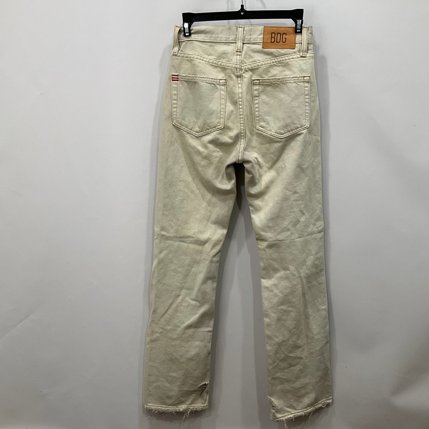 Jeans Straight By Bdg In Cream Denim, Size: 0