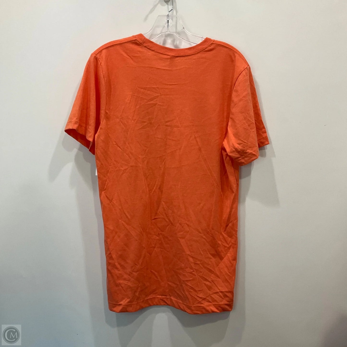 Top Short Sleeve By Canvas In Orange, Size: M
